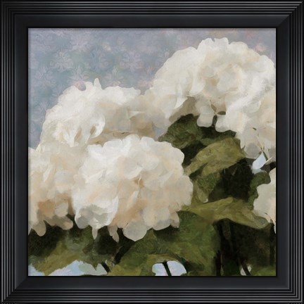 Framed Sunday Flowers I Print