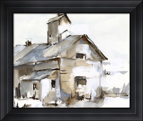 Framed Dilapidated Barn II Print