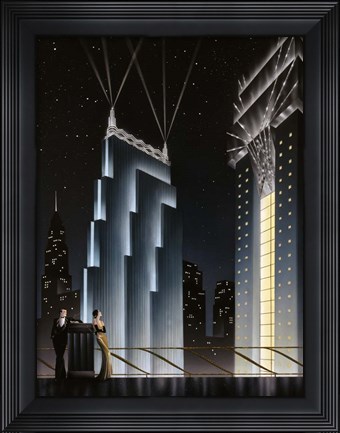 Framed Into the Night Print