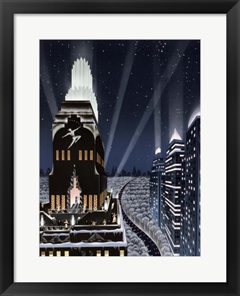 Framed Rooftop Serenade Print