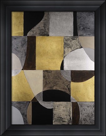 Framed Neutral Framework II Print