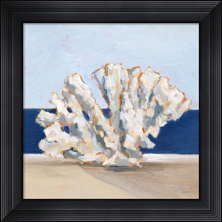 Framed Coral By the Shore I Print