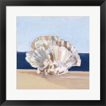 Framed Coral By the Shore III Print