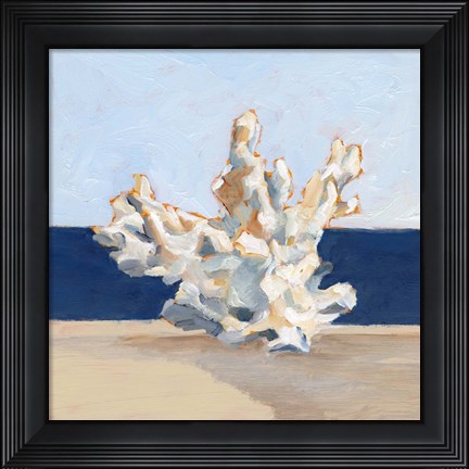 Framed Coral By the Shore IV Print