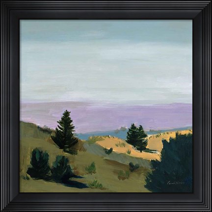 Framed Spruces Print