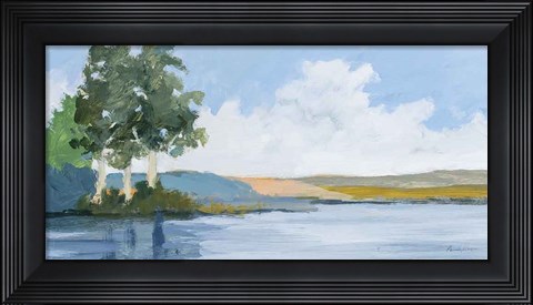 Framed Eucalyptus on the River Print