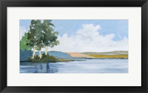 Framed Eucalyptus on the River Print