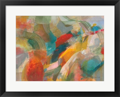 Framed Folds of Color Print