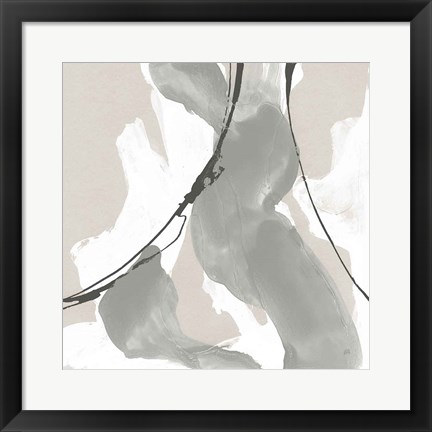 Framed Touch of Gray II Print