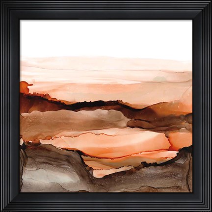 Framed Orangescape II Print
