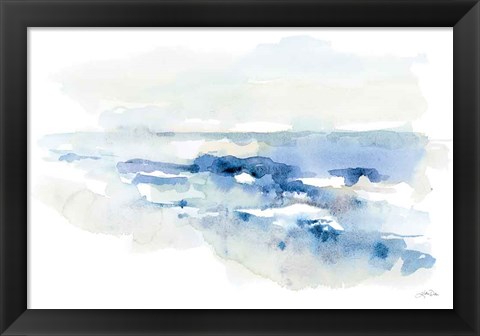 Framed Shoreline Blues II Print