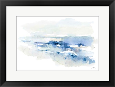 Framed Shoreline Blues II Print