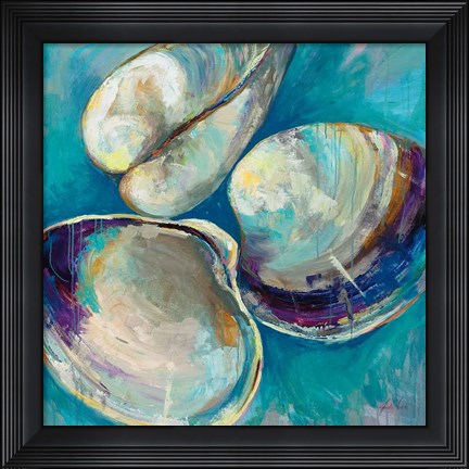 Framed Shell Trio Print