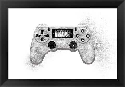 Framed Garage Gaming Print