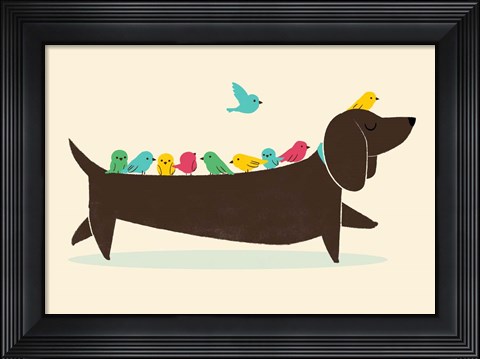 Framed Bird Dog Print