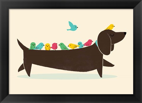 Framed Bird Dog Print