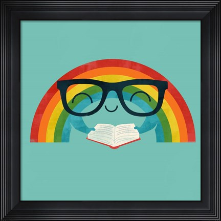 Framed Brainbow Print