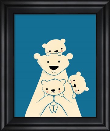 Framed Papa Bear Print