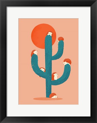 Framed Prickly Print