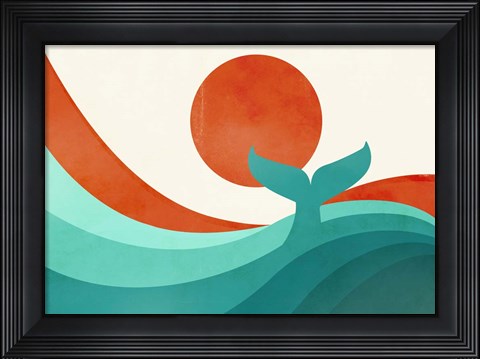 Framed Wave (Day) Print