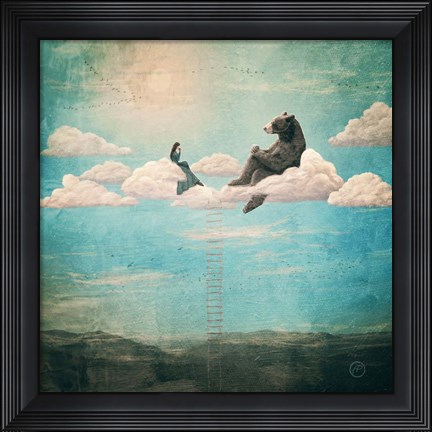 Framed Tea Time With Ala The Bear Print