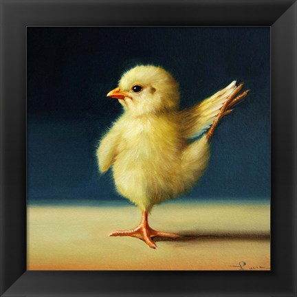 Framed Yoga Chick Dancer II Print