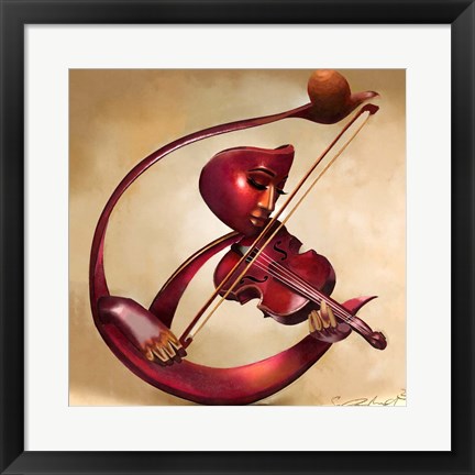 Framed Ethereal Strings Print