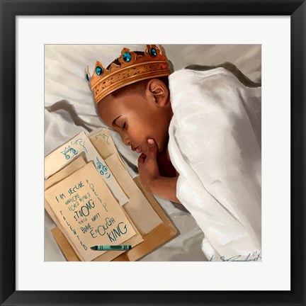 Framed Even When I&#39;m Sleeping - Boy Print