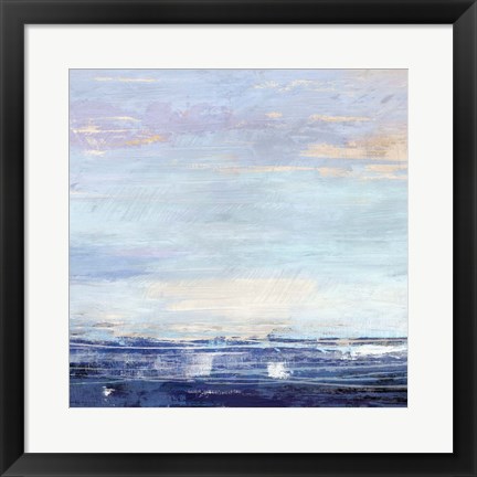 Framed Blue Wave No. 1 Print