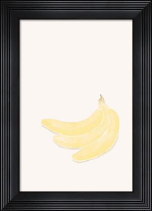 Framed Tropical Banana Print