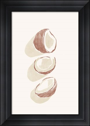 Framed Tropical Coconuts Print