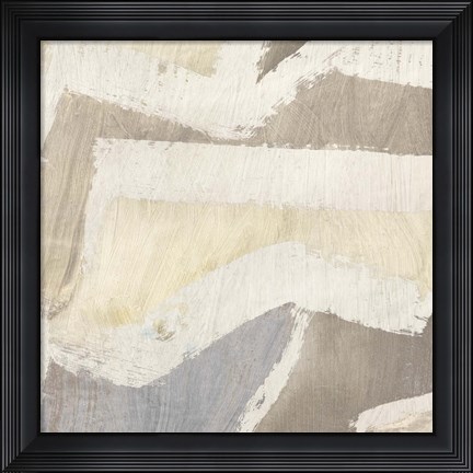 Framed White Choreography II Print
