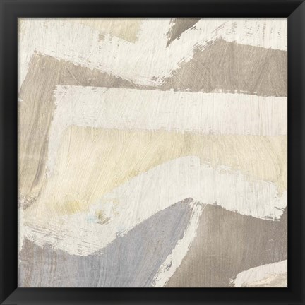 Framed White Choreography II Print