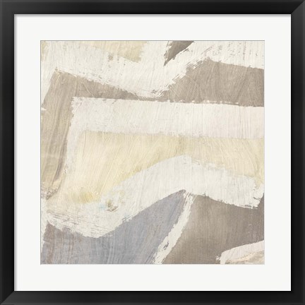 Framed White Choreography II Print