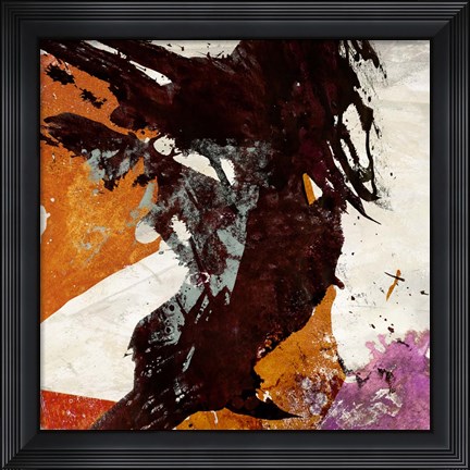 Framed Colors Dancing II Print