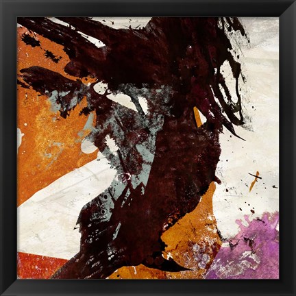 Framed Colors Dancing II Print