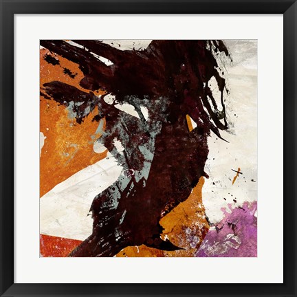 Framed Colors Dancing II Print