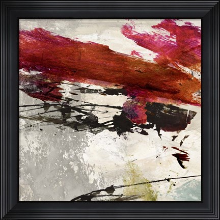 Framed Colors Rumbling I Print