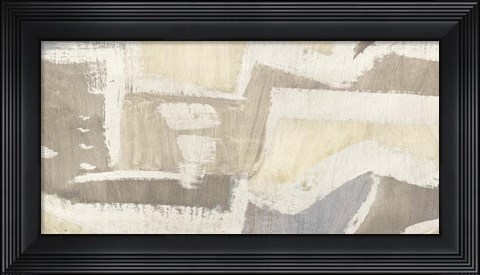 Framed White Choreography Print