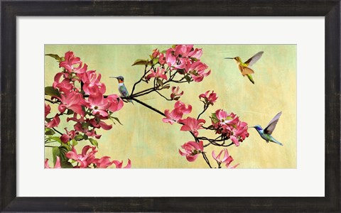 Framed Flower Branch (detail) Print