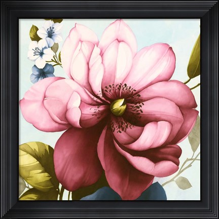Framed Purple Azaleas (detail) Print