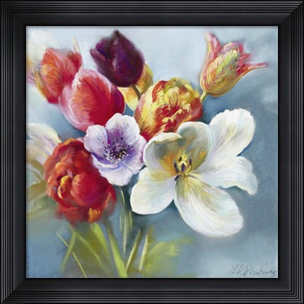 Framed Tulips Picked for You I Print
