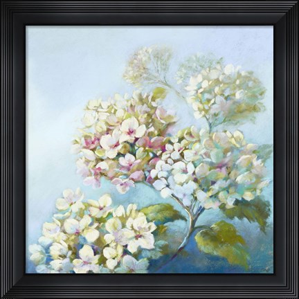 Framed Perfect White Clouds Print
