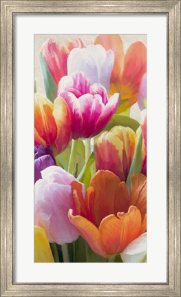Framed Spring Tulips II Print