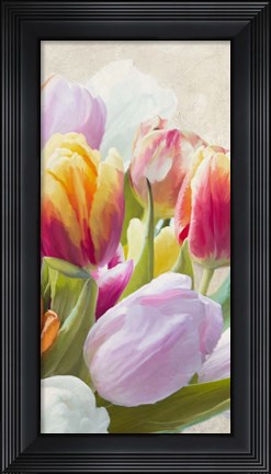 Framed Spring Tulips III Print