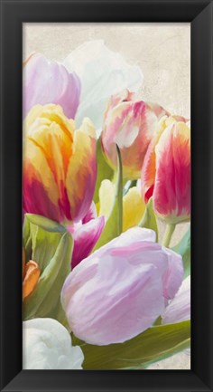 Framed Spring Tulips III Print