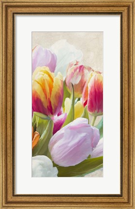 Framed Spring Tulips III Print