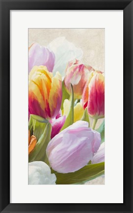 Framed Spring Tulips III Print