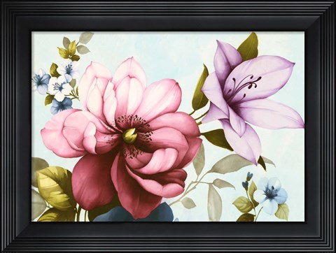 Framed Purple Azaleas Print