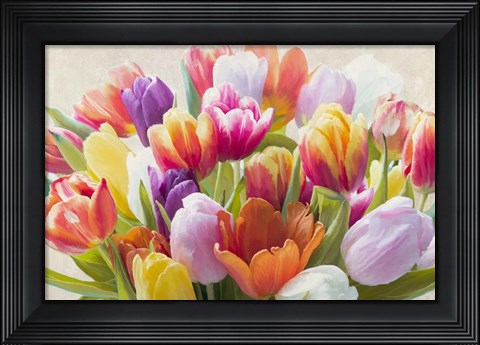 Framed Spring Tulips Print